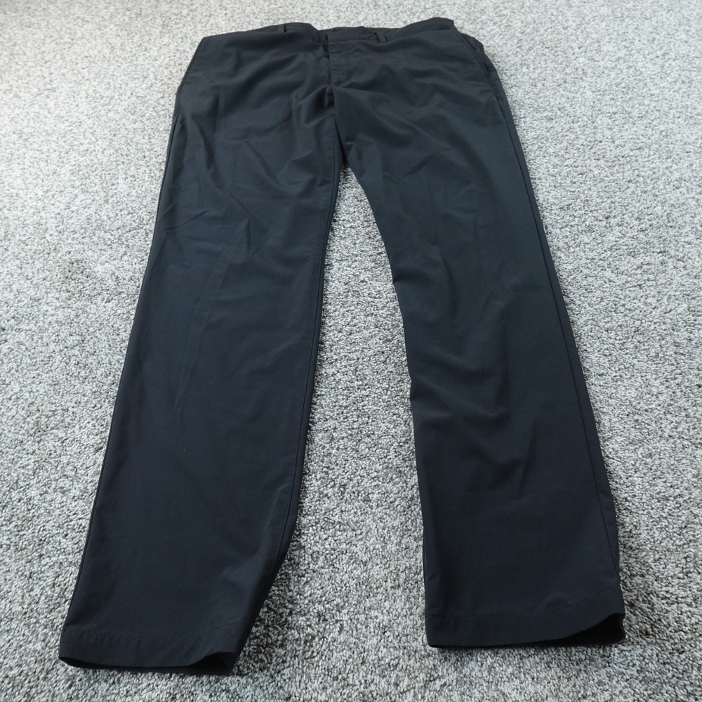Nike Pants Mens 34X32 Black Dri Fit Golf Chino Performance Tech Stretch Trouser